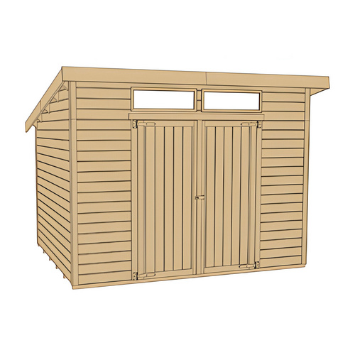 Thumbnail - WEKA Gartenhaus »325 A Gr.2«, Holz, BxHxT: 323 x 235 x 293 cm (Außenmaße inkl. Dachüberstand) - beige