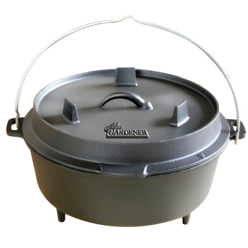 Thumbnail - Mr. GARDENER Feuertopf »Dutch-Oven M«, Grillfläche: Ø 31,5 cm - schwarz