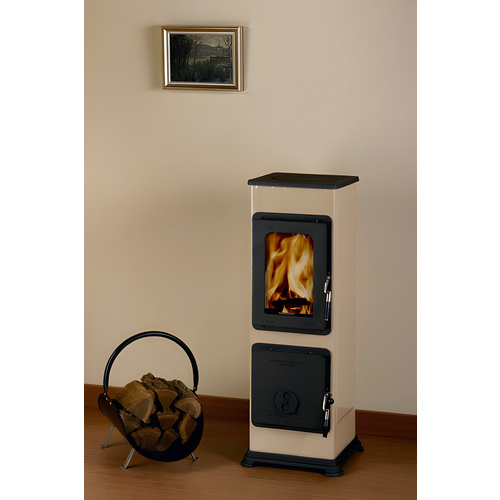 Thumbnail - THORMA Werkstattofen »Bozen AT«, cappuccinofarben, Stahlblech, 5 kW, Zeit- und Dauerbrand geeignet - beige