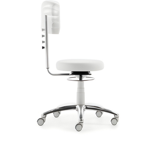 Thumbnail - Mayer Sitzmöbel Drehstuhl »1280«, BxH: 65 x 65 cm, weiß - weiss