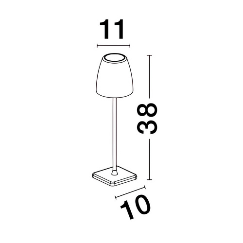 Thumbnail - NOVA LUCE Außenleuchte »Colt «, LED, rostbraun