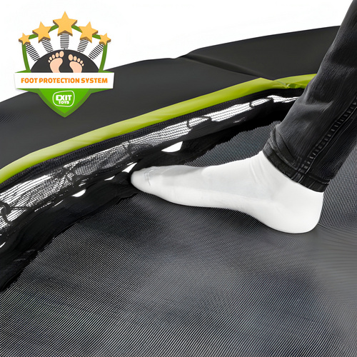 Thumbnail - EXIT Toys Trampolin »Silhouette«, Ø 183 cm, max. 90 kg, ab 14 Jahre - schwarz