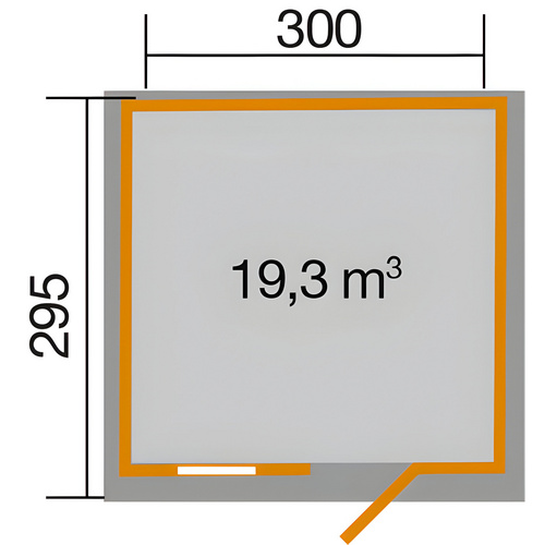 WEKA Gartenhaus »123 Gr.5« (RABATT 10%) | Restposten 10% Rabatt