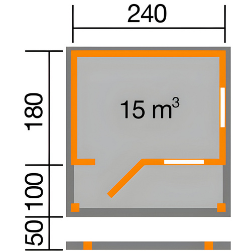 WEKA Gartenhaus »Almhütte« (RABATT 10%)