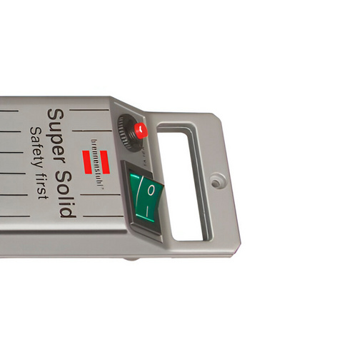 Thumbnail - brennenstuhl® Steckdosenleiste »Super Solid«, 8-fach, Kabellänge: 2,5 m, IP20 - silberfarben