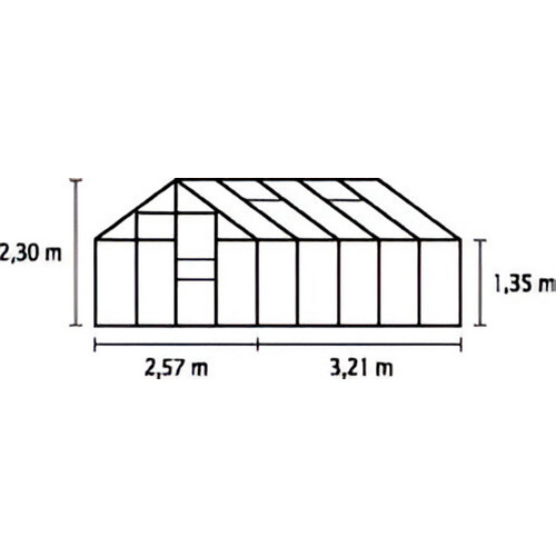 VITAVIA Gewächshaus »Merkur«, 8,3 m²...