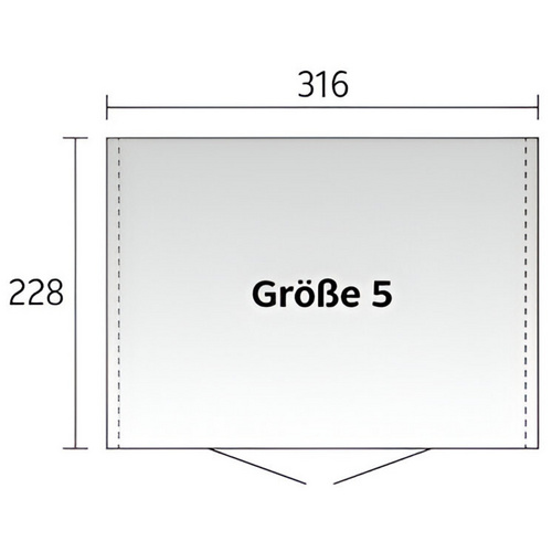BIOHORT Gerätehaus »Europa« (RABATT 10%) | Restposten 10% Rabatt