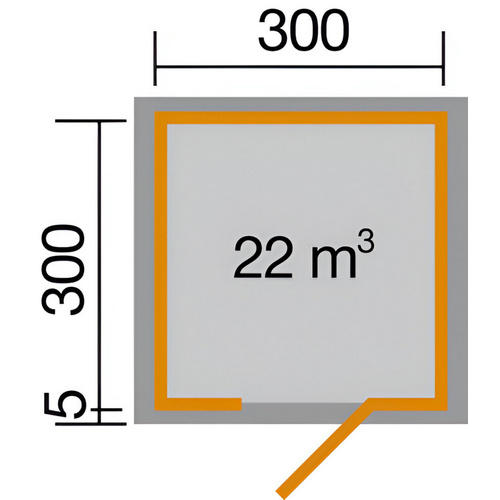 WEKA Gartenhaus »413 Gr.2« (RABATT 10%) | Restposten 10% Rabatt WEKA Gartenhaus »413 Gr.2« (RABATT 10%) | Restposten 10% Rabatt