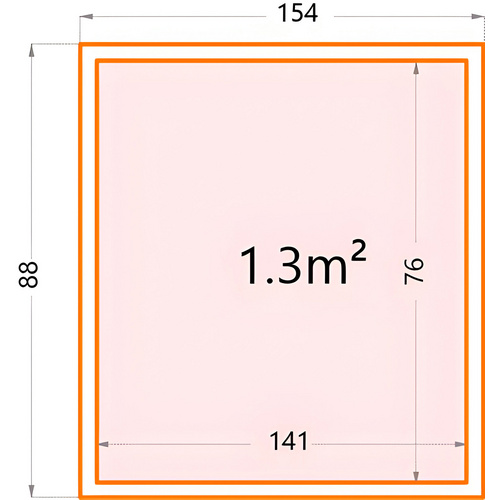 Thumbnail - Telluria Gartenbox »Giarmadio«, BxHxT: 154 x 193 x 88 cm - grau