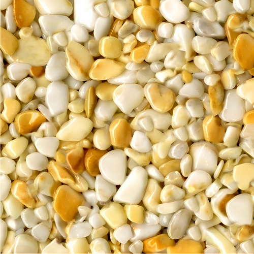 RAVELLO Steinteppich, Boden, frostsicher, innen - gelb