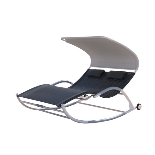 LECO Schaukelliege »EDDA«, BxLxH: 146 x 165 x 206 cm - grau