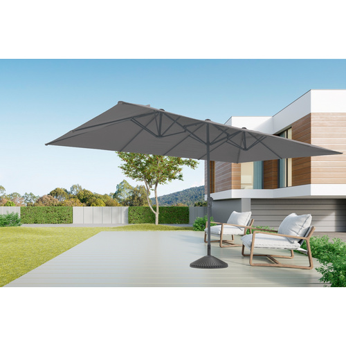 Thumbnail - LECO Schirmhülle, BxH: 55 x 245 cm, rechteckig - grau