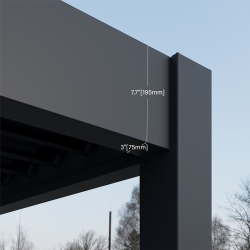 Paragon Outdoor Pergola Grand Tuscan 1214   inkl. Lamellendach