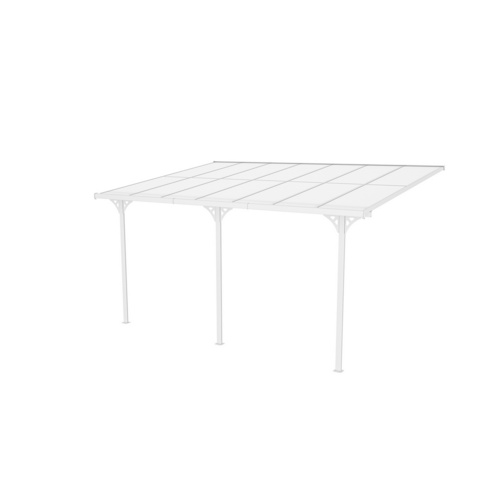 Thumbnail - Westmann Terrassendach »Bruce«, BxHxT: 435 x 270 x 300 cm, Aluminium, weiß - weiss