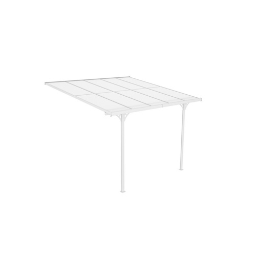 Thumbnail - Westmann Terrassendach »Bruce«, BxHxT: 313 x 270 x 300 cm, Aluminium, weiß - weiss