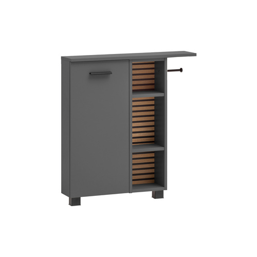 SCHILDMEYER Badnischenschrank »Katta«, BxH: 70,7 x 74,3 cm, anthrazit - schwarz