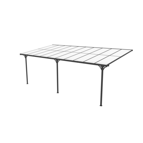 Thumbnail - Westmann Terrassendach »Bruce«, BxHxT: 617 x 270 x 300 cm, Aluminium, schwarz