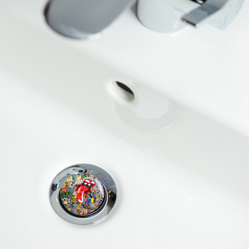 Thumbnail - Sanilo Bad-Accessoire-Set, 3-tlg., Graffiti - rot