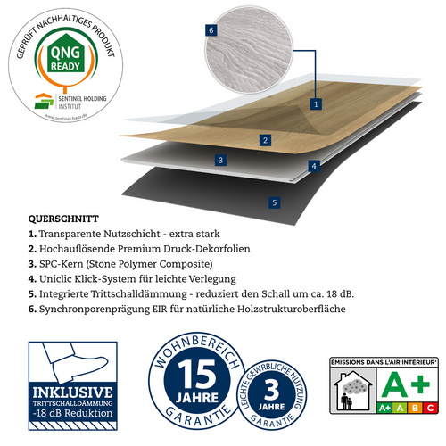 Thumbnail - Strong Spc Bodenbelag, Glacier, BxL: 230 x 1220 mm - braun