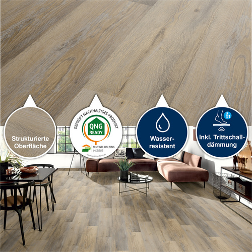 Thumbnail - Strong Spc Bodenbelag, Zion, BxL: 230 x 1220 mm - braun