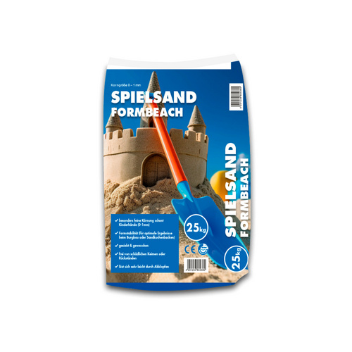 Thumbnail - Spielsand »Formbeach«, 25 kg, Körnung: 0-1 mm - beige