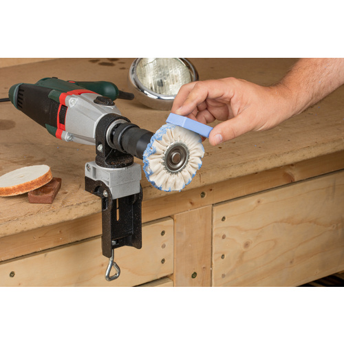 Thumbnail - WOLFCRAFT Polier-Set, Filz, 5-teilig - weiss