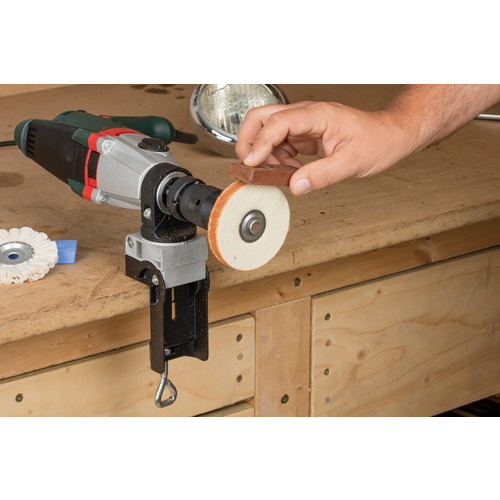 Thumbnail - WOLFCRAFT Polier-Set, Filz, 5-teilig - weiss