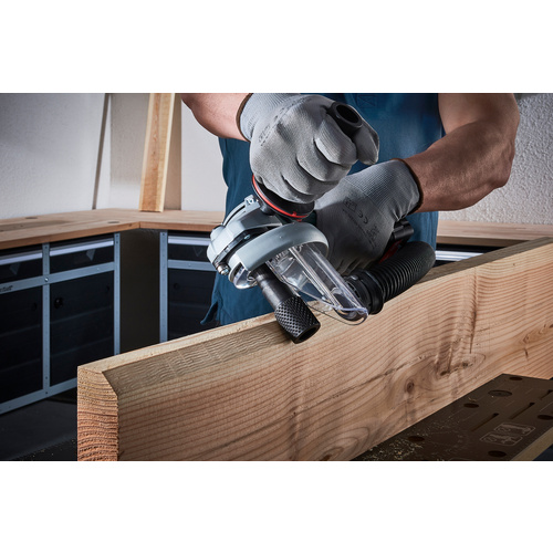 Thumbnail - WOLFCRAFT Holzbearbeitungs-Set, für: Winkelschleifer, Materialeignung: Weichholz/Hartholz - grau