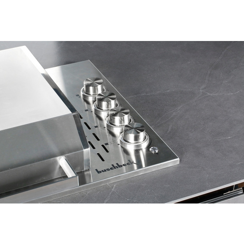 Thumbnail - BUSCHBECK Outdoor-Küche »Derby«, BxHxT: 253 x 143 x 110 cm, anthrazit - schwarz