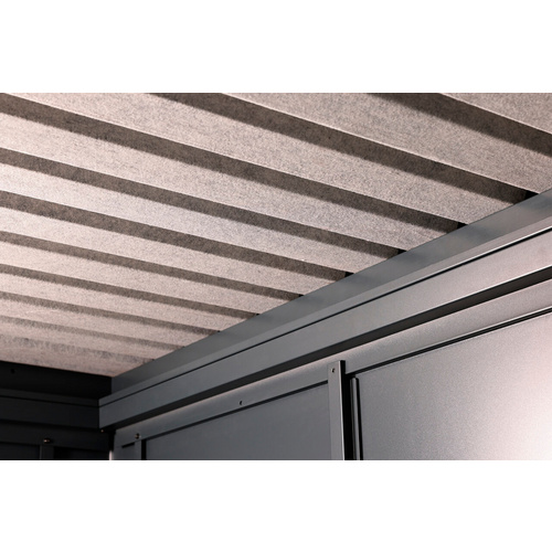 WOLFF FINNHAUS Gartenhaus »Finnhaus Style«, Elvar 4824 Anthrazit - grau