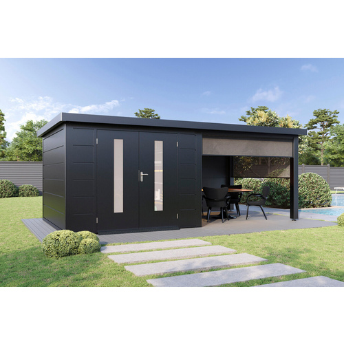 Thumbnail - WOLFF FINNHAUS Rollo »Finnhaus Style«, 300 cm, anthrazit - grau