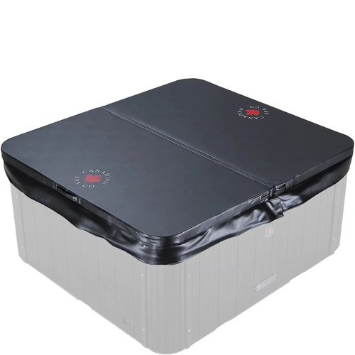 Thumbnail - Canadian Spa Whirlpoolabdeckung, 170 x 152 cm, schwarz, Ersatzabdeckung für Manitoba/Gander