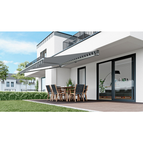 Thumbnail - CASAYA Gelenkarmmarkise, BxL: 400 x 250 cm, grau-silberfarben