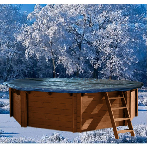 Thumbnail - INTERLINE Poolabdeckung »Spruce«, Ø 5,30 m, mit Netz - blau