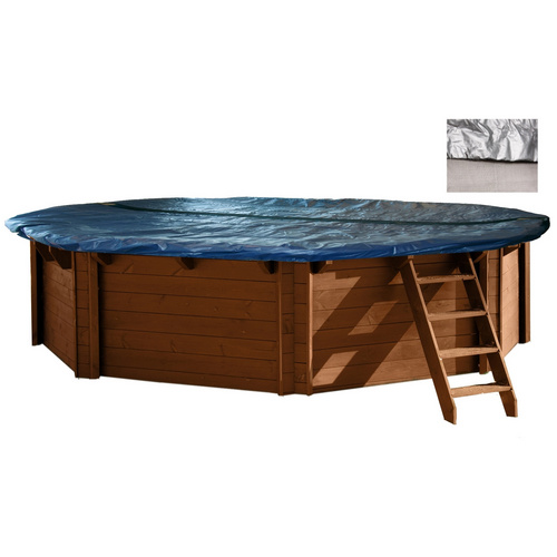 Thumbnail - INTERLINE Poolabdeckung »Spruce«, Ø 5,30 m, mit Netz - blau