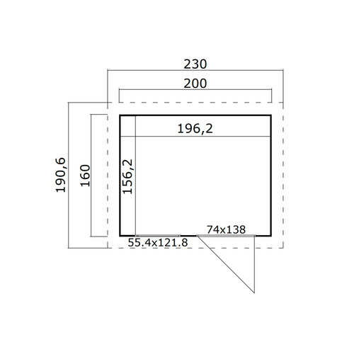 LASITA MAJA Kinderspielhaus »Flipp«, BxHxT: 230 x 188,1 x 190,6 cm, Holz, blau | Holz | 3,06 m² LASITA MAJA Kinderspielhaus »Flipp«, BxHxT: 230 x 188,1 x 190,6 cm, Holz, blau | Holz | 3,06 m²