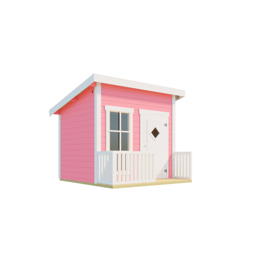 LASITA MAJA Kinderspielhaus »Flipp«, BxHxT: 230 x 188,1 x 190,6 cm, Holz, rosa | Holz | 3,06 m² LASITA MAJA Kinderspielhaus »Flipp«, BxHxT: 230 x 188,1 x 190,6 cm, Holz, rosa | Holz | 3,06 m²