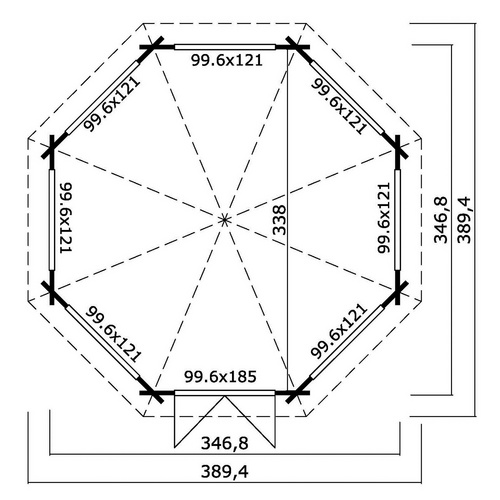 LASITA MAJA Pavillon »Jamaica«, BxHxT:...