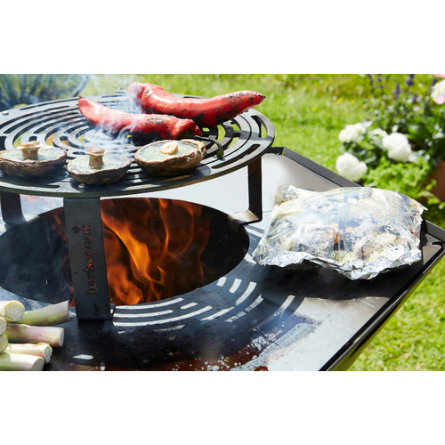 Thumbnail - BARBECOOK Grillrosterhöhung »Dynamic Centre«, rund, ⌀: 36 cm, Stahl - schwarz