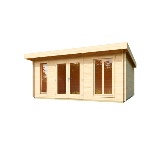 LASITA MAJA Gartenhaus »Dorset«, BxHxT: 540 x 239,4 x 460 cm, (Außenmaß inkl. Dachüberstand), naturbelassen - braun |  Holz