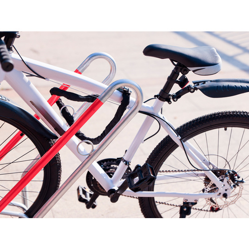 SCHULTE REGALWELT Fahrradständer, für 6 Fahrräder, 210 x 82 x 93 cm - silberfarben SCHULTE REGALWELT Fahrradständer, für 6 Fahrräder, 210 x 82 x 93 cm - silberfarben