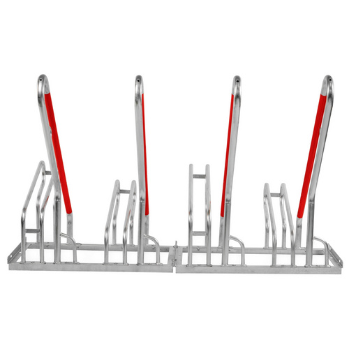 SCHULTE REGALWELT Fahrradständer, für 4 Fahrräder, 140 x 82 x 93 cm - silberfarben SCHULTE REGALWELT Fahrradständer, für 4 Fahrräder, 140 x 82 x 93 cm - silberfarben