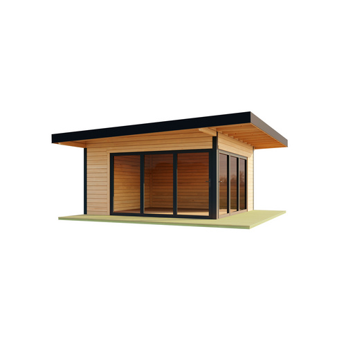 LASITA MAJA Gartenhaus »Domeo«, Holz, BxHxT: 590  x  258,4  x 590 cm (Außenmaße) - gelb |  Holz