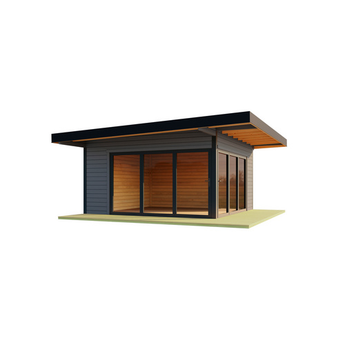 LASITA MAJA Gartenhaus »Domeo«, Holz, BxHxT: 590  x  258,4  x 590 cm (Außenmaße) - gelb |  Holz