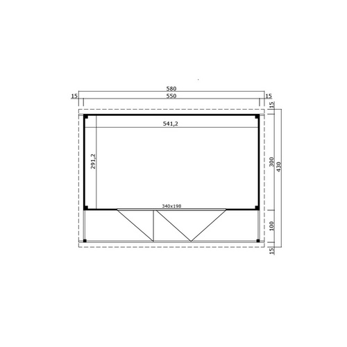 LASITA MAJA Gartenhaus »Liverpool«, BxHxT: 580 x 239,4 x 430 cm, (Außenmaß inkl. Dachüberstand), carbongrau | Holz LASITA MAJA Gartenhaus »Liverpool«, BxHxT: 580 x 239,4 x 430 cm, (Außenmaß inkl. Dachüberstand), carbongrau | Holz