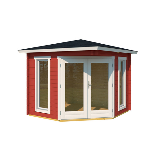 Thumbnail - LASITA MAJA Gartenhaus »Oban«, BxHxT: 282,3 x 240,54 x 255,6 cm (Außenmaß inkl. Dachüberstand), schwedenrot