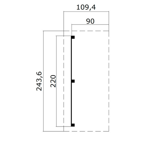 LASITA MAJA Schleppdach, BxT: 220 x 90 cm (Aufstellmaß ), naturbelassen - braun LASITA MAJA Schleppdach, BxT: 220 x 90 cm (Aufstellmaß ), naturbelassen - braun