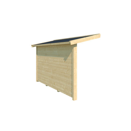 LASITA MAJA Schleppdach, BxT: 280 x 90 cm (Aufstellmaß ), naturbelassen - braun LASITA MAJA Schleppdach, BxT: 280 x 90 cm (Aufstellmaß ), naturbelassen - braun