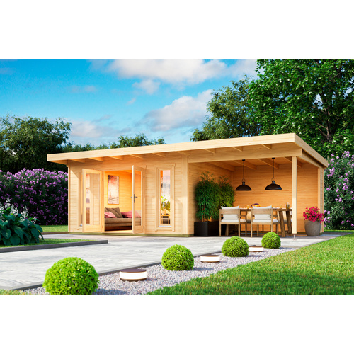 LASITA MAJA Überdachung »Sizilien«, BxT: 300 x 350 cm (Aufstellmaß ), Naturbelassen - braun LASITA MAJA Überdachung »Sizilien«, BxT: 300 x 350 cm (Aufstellmaß ), Naturbelassen - braun