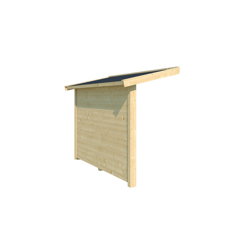 LASITA MAJA Schleppdach, BxT: 220 x 90 cm (Aufstellmaß ), naturbelassen - braun LASITA MAJA Schleppdach, BxT: 220 x 90 cm (Aufstellmaß ), naturbelassen - braun